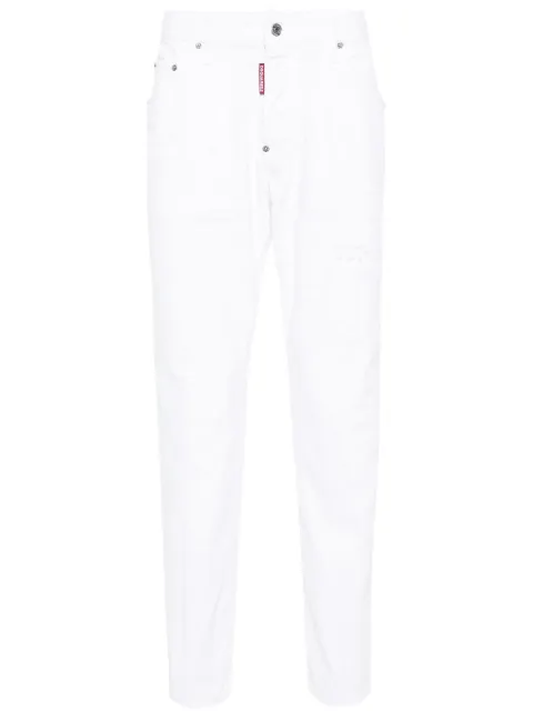 DSQUARED2 white bull skater jeans White S71LB1352STN833