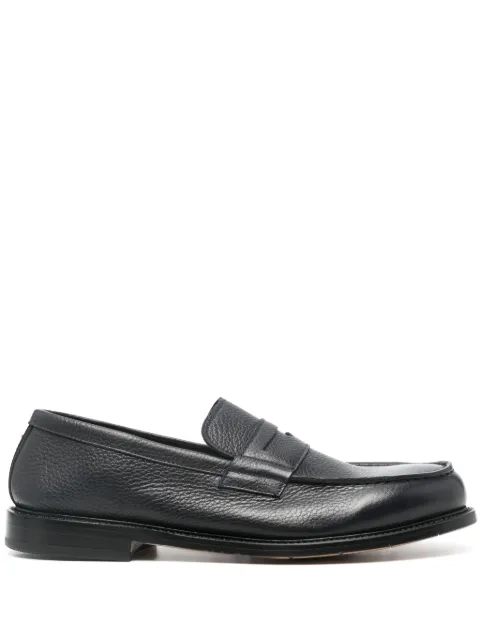 Premiata penny-slot leather loafers Blue 32050