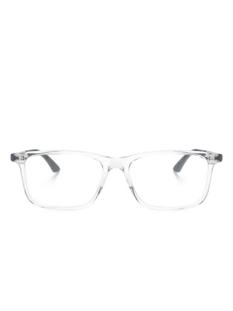 Montblanc rectangle-shape glasses Neutrals MB0333O