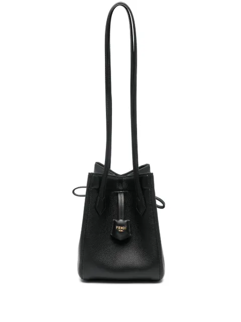 FENDI small Origami leather bag Black 8BS083APZA