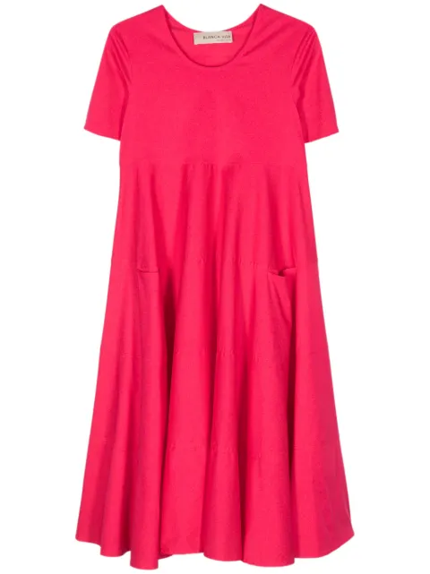 Blanca Vita Arabide poplin midi dress Pink ARABIDE7004