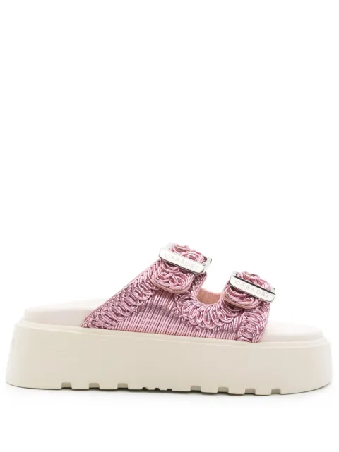Casadei Birky Ale flatform slides Pink 2M392X0401C2447