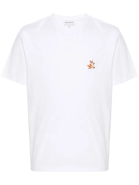 Maison Kitsuné Speedy Fox cotton T-shirt White MM00125KJ0008