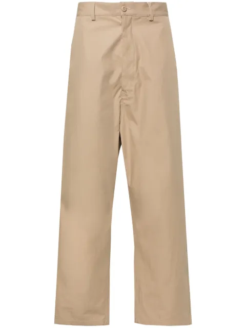 MM6 Maison Margiela mid-rise straight-leg trousers Neutrals SH2KA0005M35074