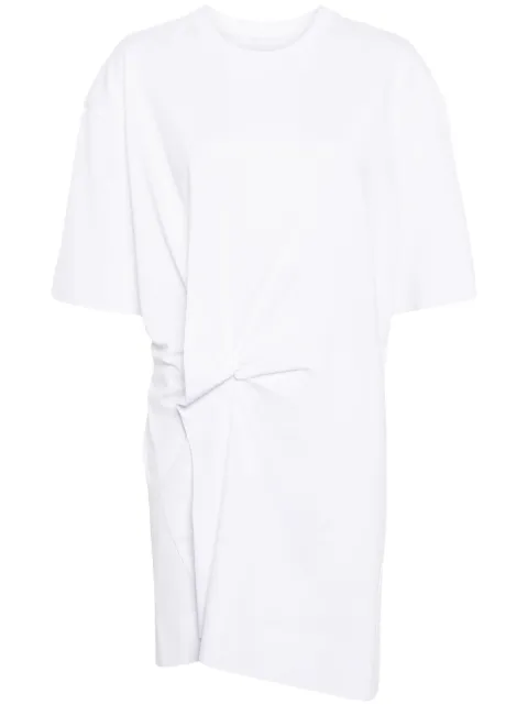 JNBY pleated asymmetric dress White 5O4G11500