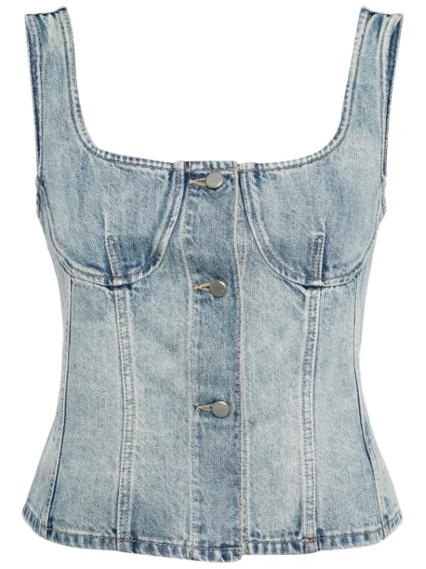 JNBY corset denim top Blue 5O4014260