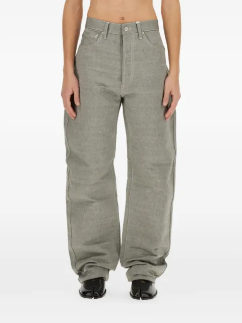 Maison Margiela high-rise straight jeans Neutrals S67LA0039M30006