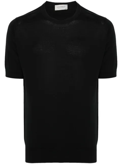 John Smedley short-sleeve T-shirt Black KEMPTONBLK