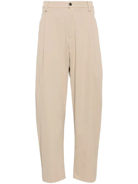 CROQUIS pleat-detailing chinos Brown 9O3E11700