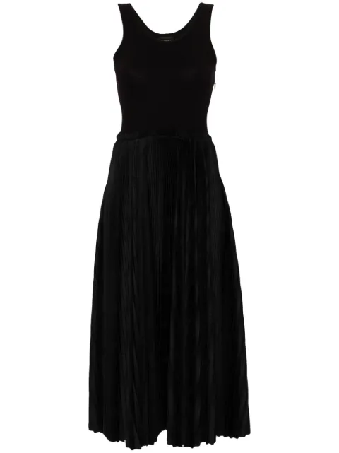 Balenciaga Bal Diagonal midi dress Black 790644TQO30