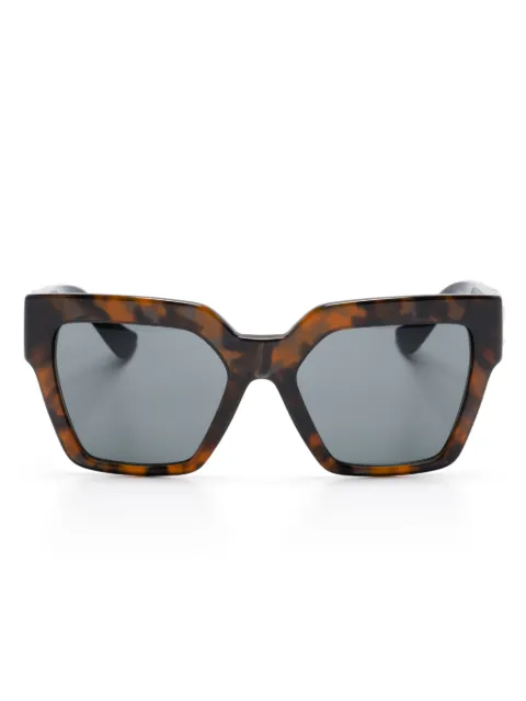 Versace Eyewear Medusa Head-motif square-frame sunglasses Brown VE4458542987