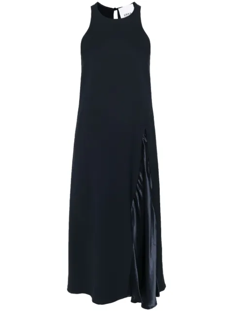 Erika Cavallini cady-texture midi dress Blue P4SR06