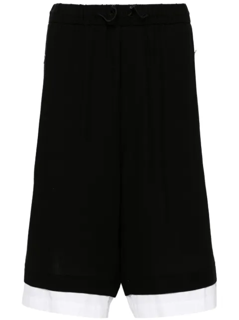 Wales Bonner Revelation bermuda shorts Black MS24TR05VI01