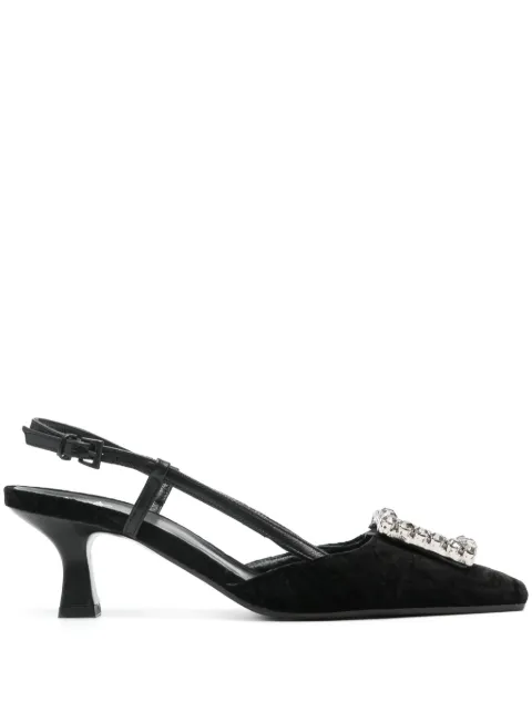 Roberto Festa 70mm Stefi leather pumps Black STEFIOPERA