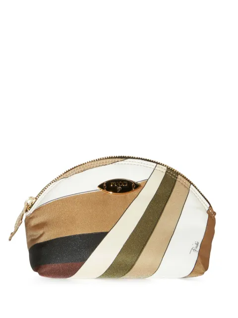 PUCCI Iride-print beauty case Brown 4HSF204H151