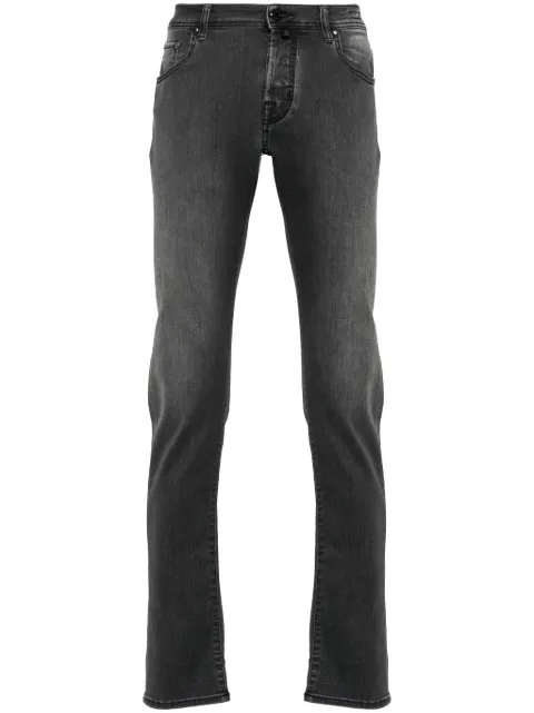 Jacob Cohën Nick mid-rise slim jeans Black UQE0731P0008