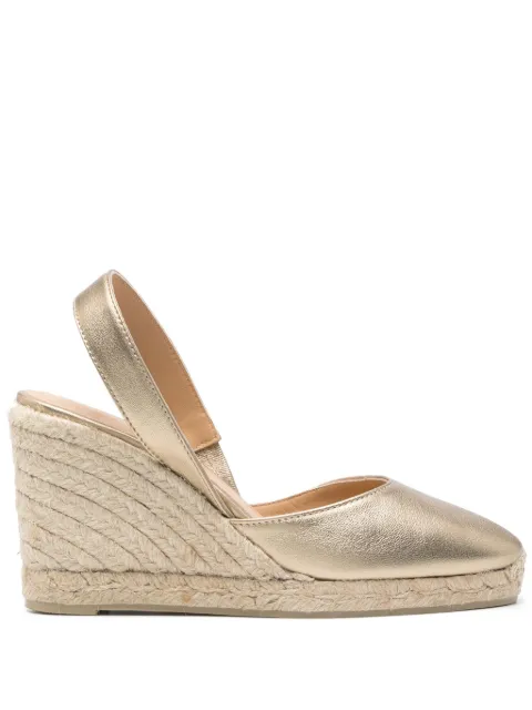 Castañer Carissa 95mm espadrilles Gold 023428