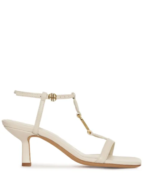 ANINE BING Kiera 50mm square-toe sandals Neutrals A1410271IVY26