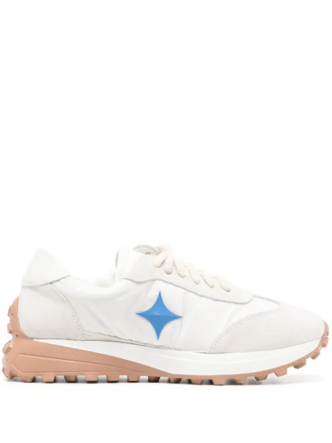 Madison Maison Star suede-trimmed sneakers White D484