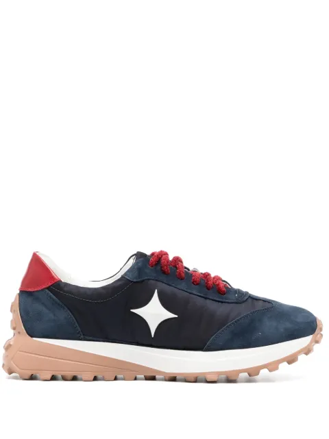 Madison Maison Star suede-trimmed sneakers Blue D484