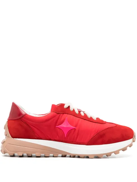 Madison Maison Star suede-trimmed sneakers Red D484