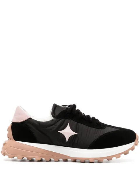 Madison Maison Star suede-trimmed sneakers Black D484