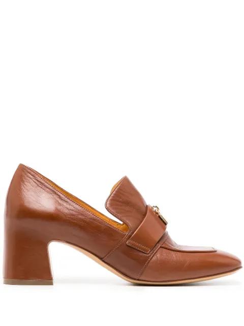 Madison Maison Lock 55mm leather pumps Brown MD202