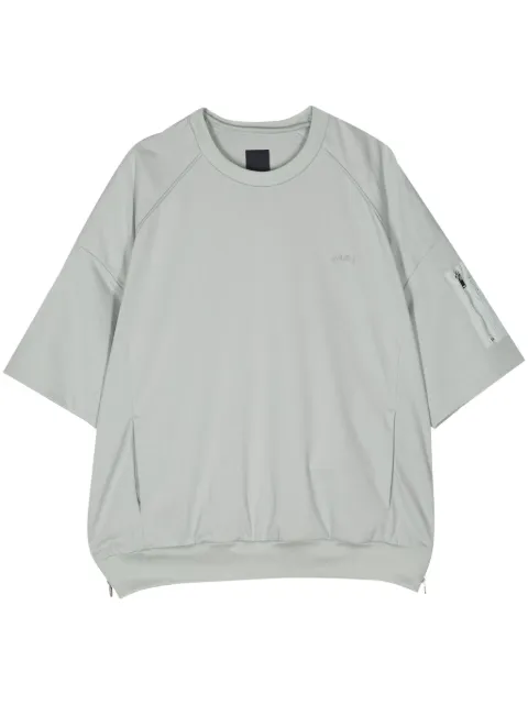 Juun.J cotton zip-pocket T-shirt Green JC4342P53L