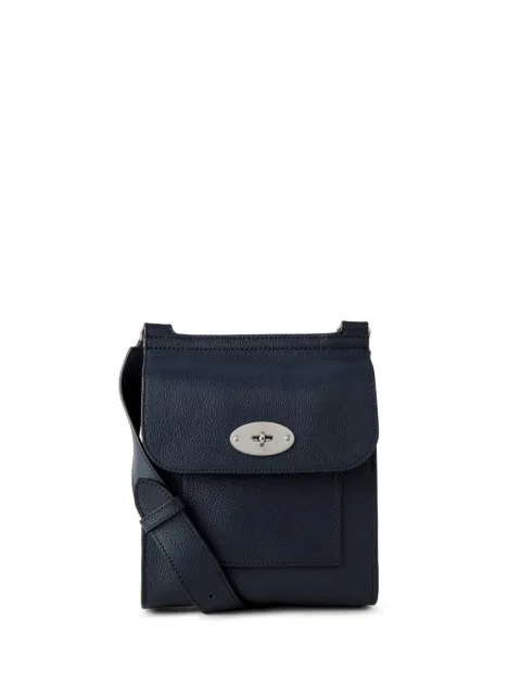 Mulberry small Antony leather shoulder bag Blue HH9365205U888