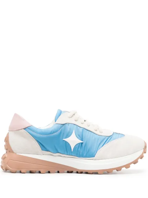 Madison Maison Star suede-trimmed sneakers Blue D484