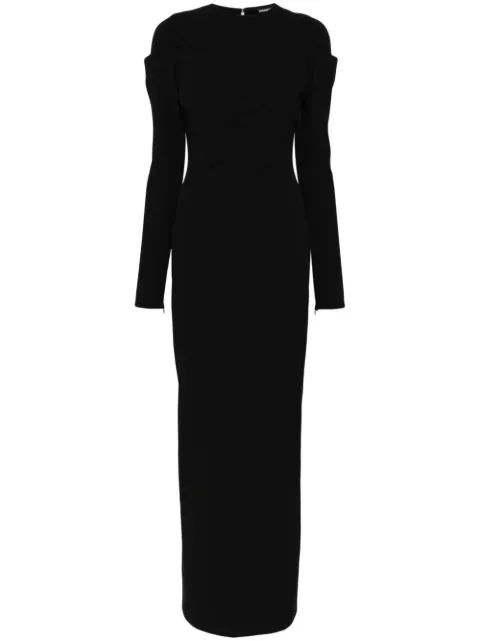 Jacquemus Sabre cold-shoulder dress Black 241DR1331036990