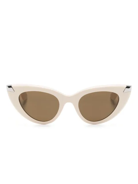 Alexander McQueen Eyewear Punk Rivet cat-eye sunglasses Neutrals AM0442S