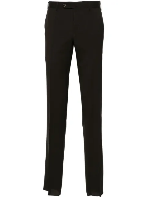 PT Torino mid-rise slim-fit trousers Brown COVF01Z00CL1ZI56