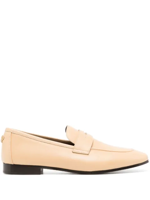 Bougeotte penny-slot leather loafers Brown FLASLESNSU157B