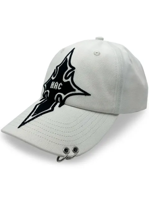 Haculla Praising Hac Dad cotton baseball cap White HA08BDH06