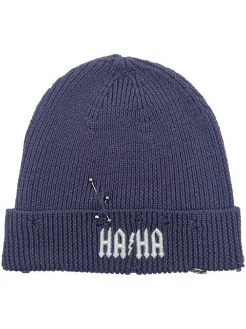 Haculla Ha Ha wool beanie Purple HA08BDH08