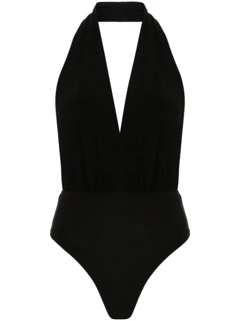 Alchemy x Lia Aram open-back bodysuit Black LIA646