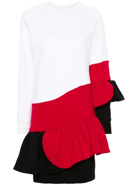 Ioana Ciolacu Pavlova peplum minidress White ID24DR05