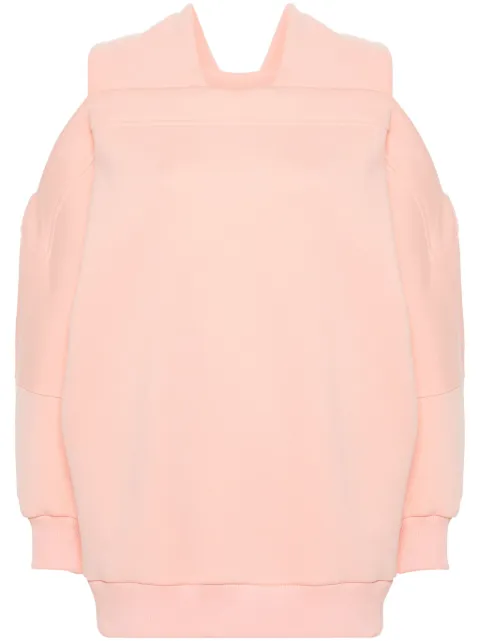 Ioana Ciolacu Sushi cold-shoulder sweatshirt Pink ID24SW08