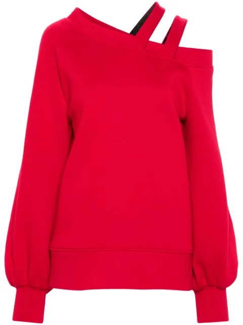 Ioana Ciolacu Sonia drop-shoulder sweatshirt Red ID24SW06