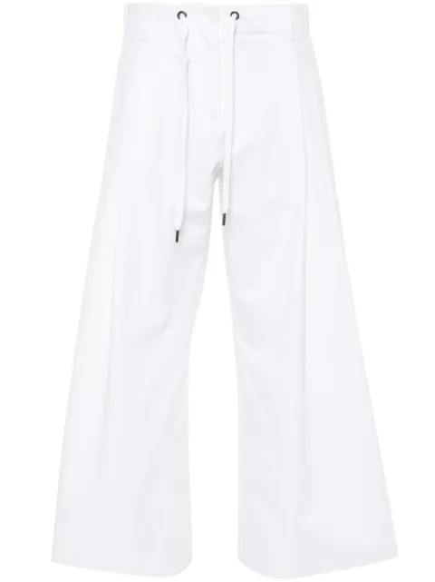 Brunello Cucinelli pleat-detail cropped trousers White ML946EL199C159