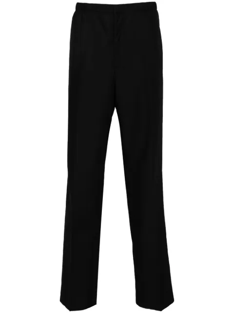 FENDI virgin-wool straight-leg trousers Black FB0979AR8S