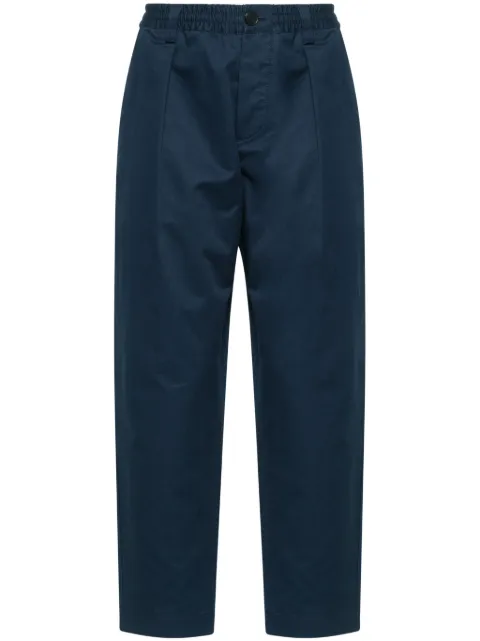 Marni gabardine tapered trousers Blue PUMU0017A4UTC311