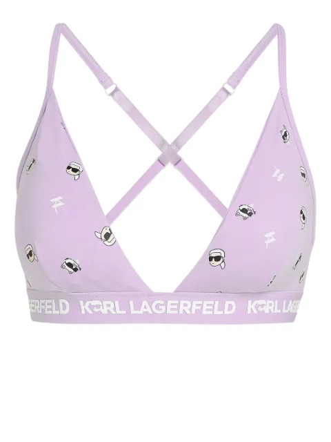 Karl Lagerfeld Ikon 2.0 padded bralette Pink 245W2118R61