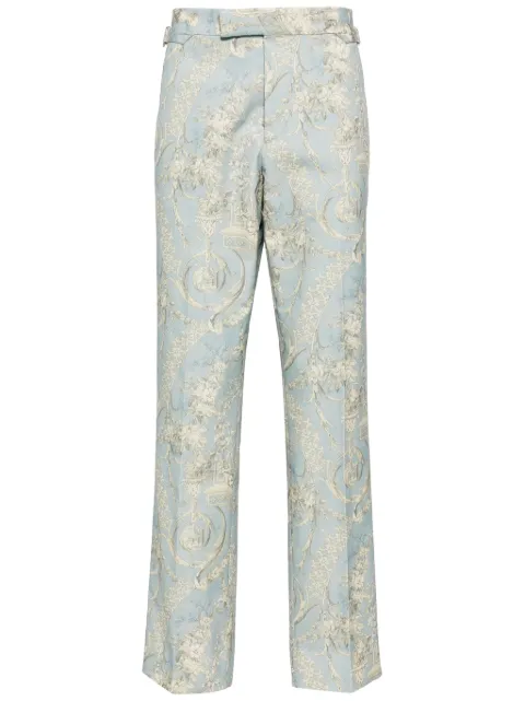 Vivienne Westwood Sang Toile De Jouy-print trousers Blue 2F01000RW00NA