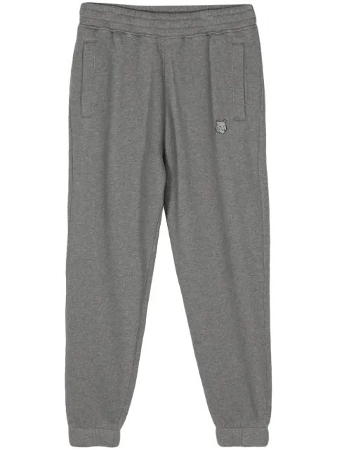 Maison Kitsuné logo-appliqué track pants Grey MM01125KM0307