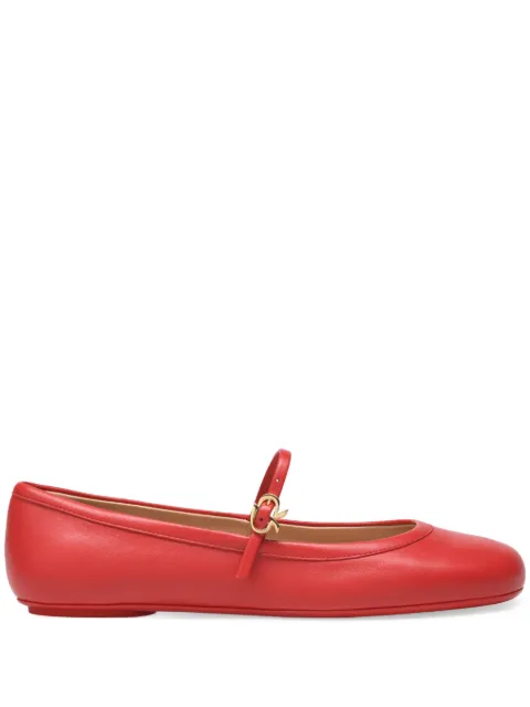 Gianvito Rossi Carla ballerina shoes Red G2222305GOMNXF