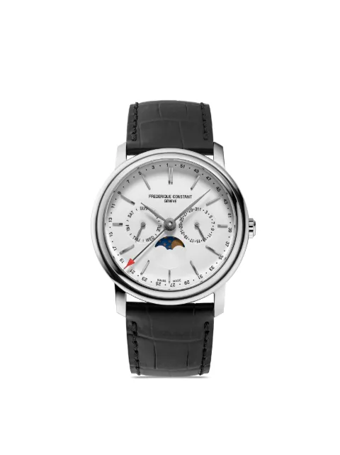 Frederique Constant Classics Index Business Timer 40mm Silver FC270SW4P26