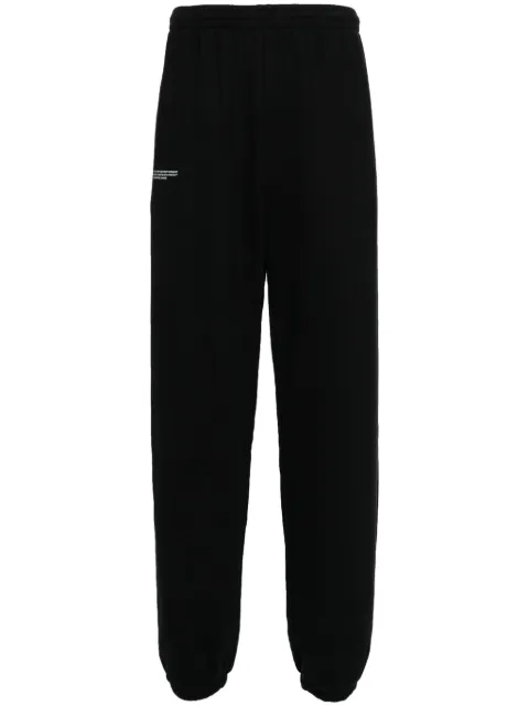 Pangaia slogan-print organic cotton track pants Black 10000295
