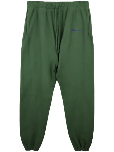 SAINT MXXXXXX logo-embroidered drawstring track pants Green SMA230000035